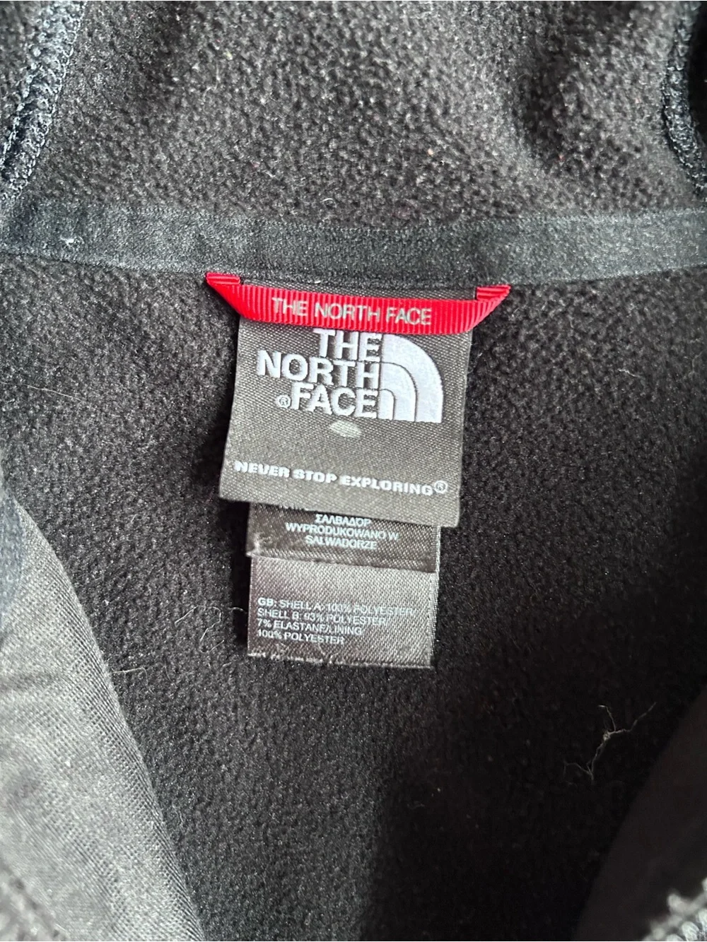 The North Face Black Hooded Performance Softshell Jacket size XL